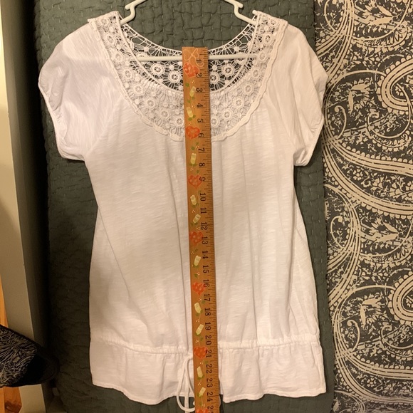 Womens Lucky Brand Short Sleeve Top - Picture 6 of 6